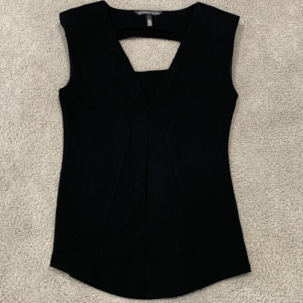 Victoria Secret black dressy top